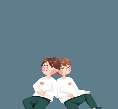 沉默清新简约朋友圈封面背景