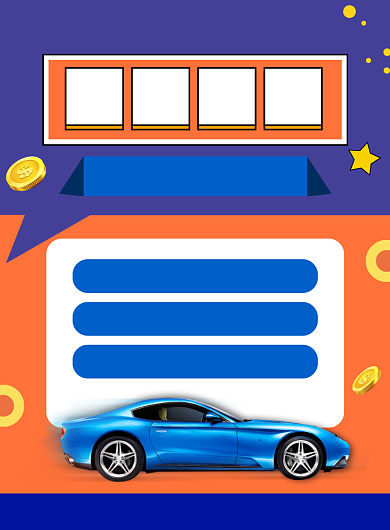 二手车汽车交易活动宣传海报背景