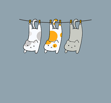 热闹孤独可爱趣味朋友圈封面背景