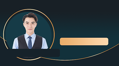 金融理财黑金大气教育培训课程封面背景