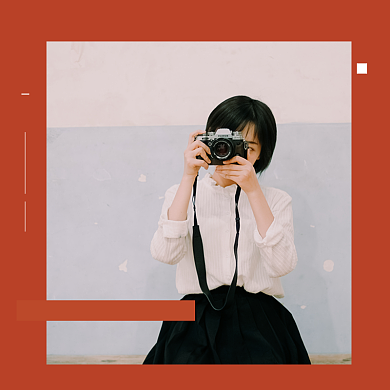 暖衣迎新节橙色女装秋冬上新主图背景