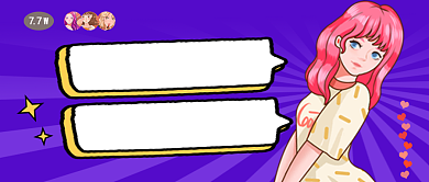 紫色卡通电商直播带货公众号首图背景