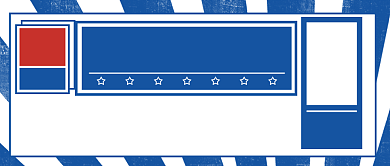 扁平几何双十一预售公众号首图背景