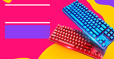 机械键盘青轴游戏键盘有线键盘促销海报背景