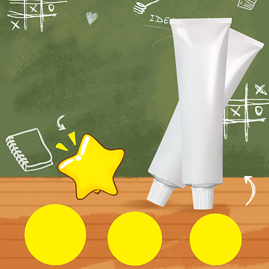 开学季牙膏清洁洗护淘宝天猫主图背景