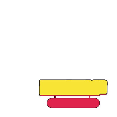 黄色卡通高颜值好货活动标签背景