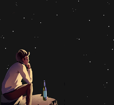 迷茫成长清新简约朋友圈封面背景