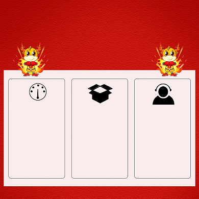 年货无忧售后贴心到家手绘卡通主图背景