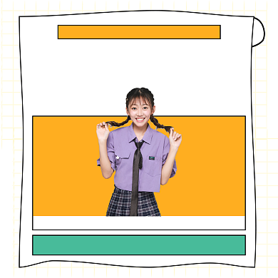 穿搭直播简约手绘手机方图背景