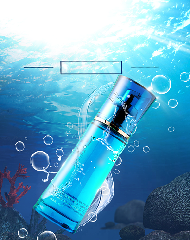 新势力周秋上新简时尚美妆护肤海报背景