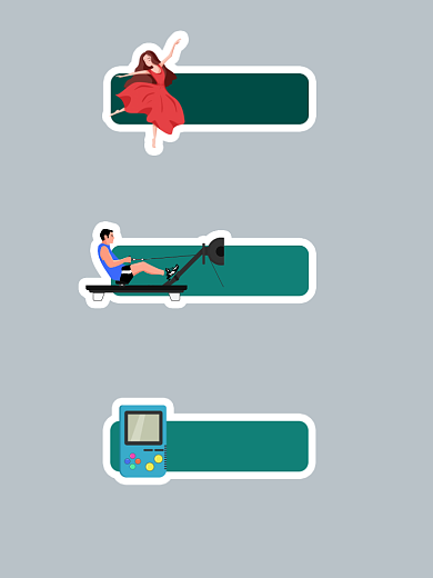 人生谏言系列白富美高富帅拍照kt板背景