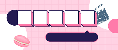 粉色少女风11月问好公众号首图背景