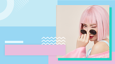 衣食住行穿搭攻略横版短视频封面背景