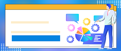 蓝色卡通数据分析课公众号首图背景