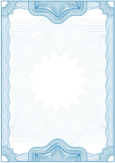 极简大气花纹聘书背景