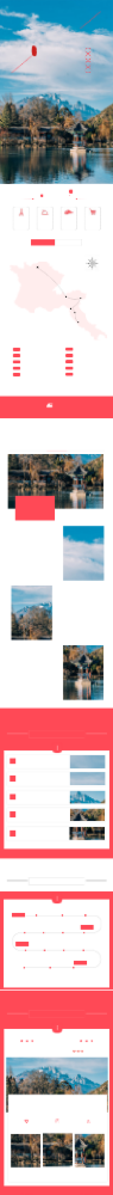 旅游跟团保险风景详情页背景