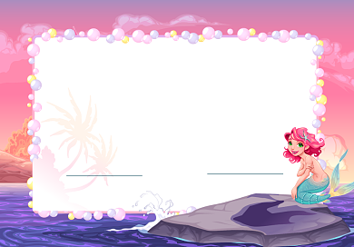 卡通可爱结业证书背景