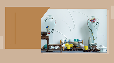 简约实景陶艺培训班课程封面背景