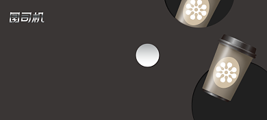 大气黑色高端咖啡会所饮品代金券背景