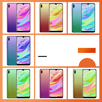 手机全新上市多色可选展示促销主图背景