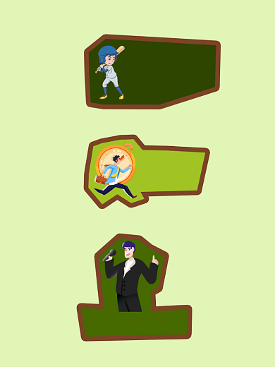 小奶狗戏精创意插画拍照kt板背景