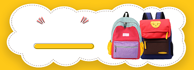 开学季书包文具促销电商banner背景