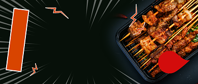 寻找美食美食推荐公众号首图背景