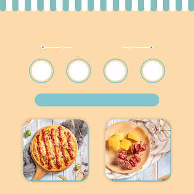 新品上新方形配图背景