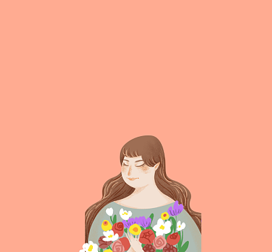 一生很短清新文艺朋友圈封面背景