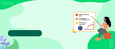 绿色小清新考研最苦专业公众号首图背景