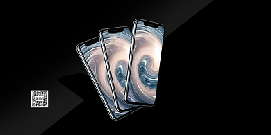 手机新品预售黑色简约大气展板背景