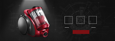 电商热销款吸尘器促销海报背景
