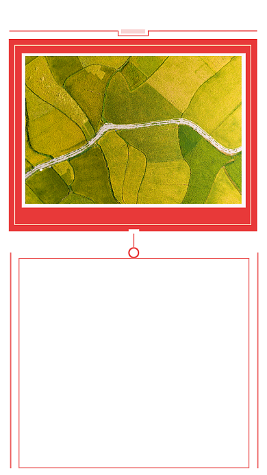 红色简约十四五规划文章配图背景