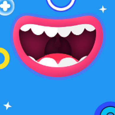 关爱牙齿爱牙日简约插画公众号次图背景