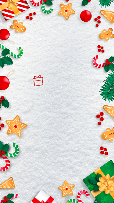 平安夜贺卡祝福创意手机海报背景