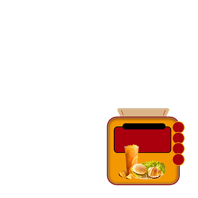 人气美食小吃图标背景