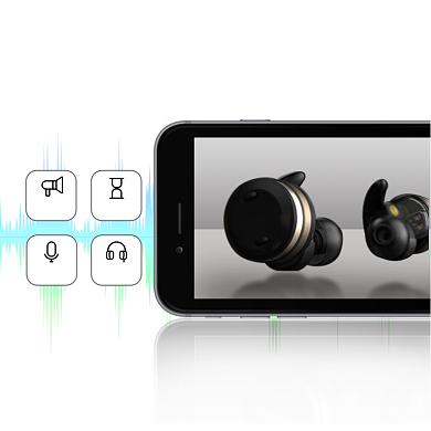 蓝牙耳机数码电子产品主图背景