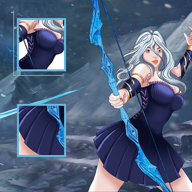 动漫手办周边衣服主图模板背景