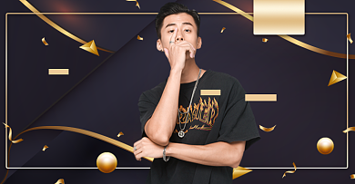 黑色酷炫双十一活动海报背景