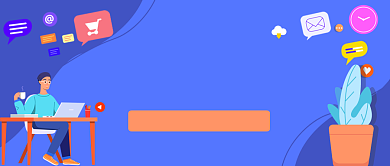 职场生存指南手绘卡通公众号首图背景