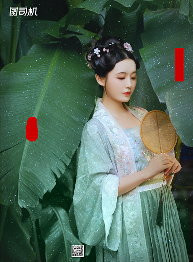 简约琉璃美人煞电视剧集宣传海报背景