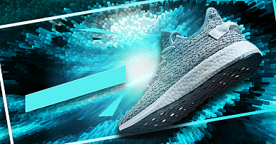 火拼双11活动运动鞋男鞋促销海报背景