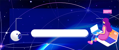 蓝色线条炫彩科技创新公众号首图背景