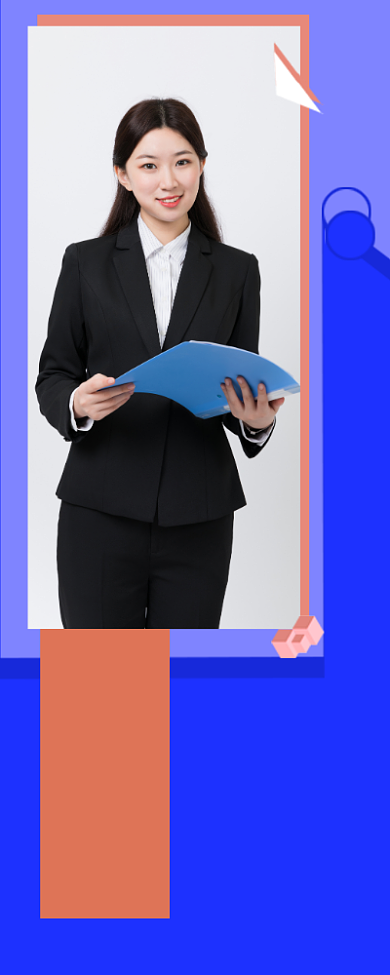 金牌导师扁平几何宣传印刷易拉宝背景