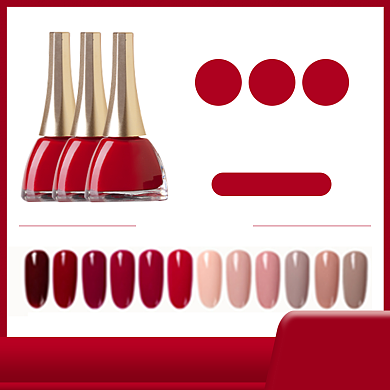 美妆指甲油胶新品上新促销主图背景