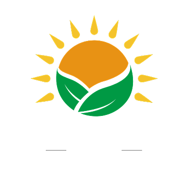 太阳标志风景LOGO背景