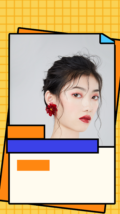 孟菲斯美妆直播课堂文章配图背景