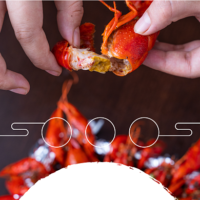 麻辣小龙虾美食淘宝主图模板背景