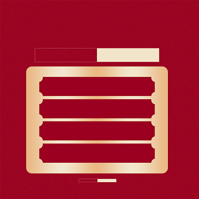 双十二红金色返场狂欢充值会员赢优惠券背景