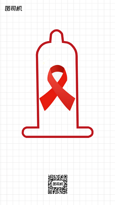 预防艾滋病宣传海报背景